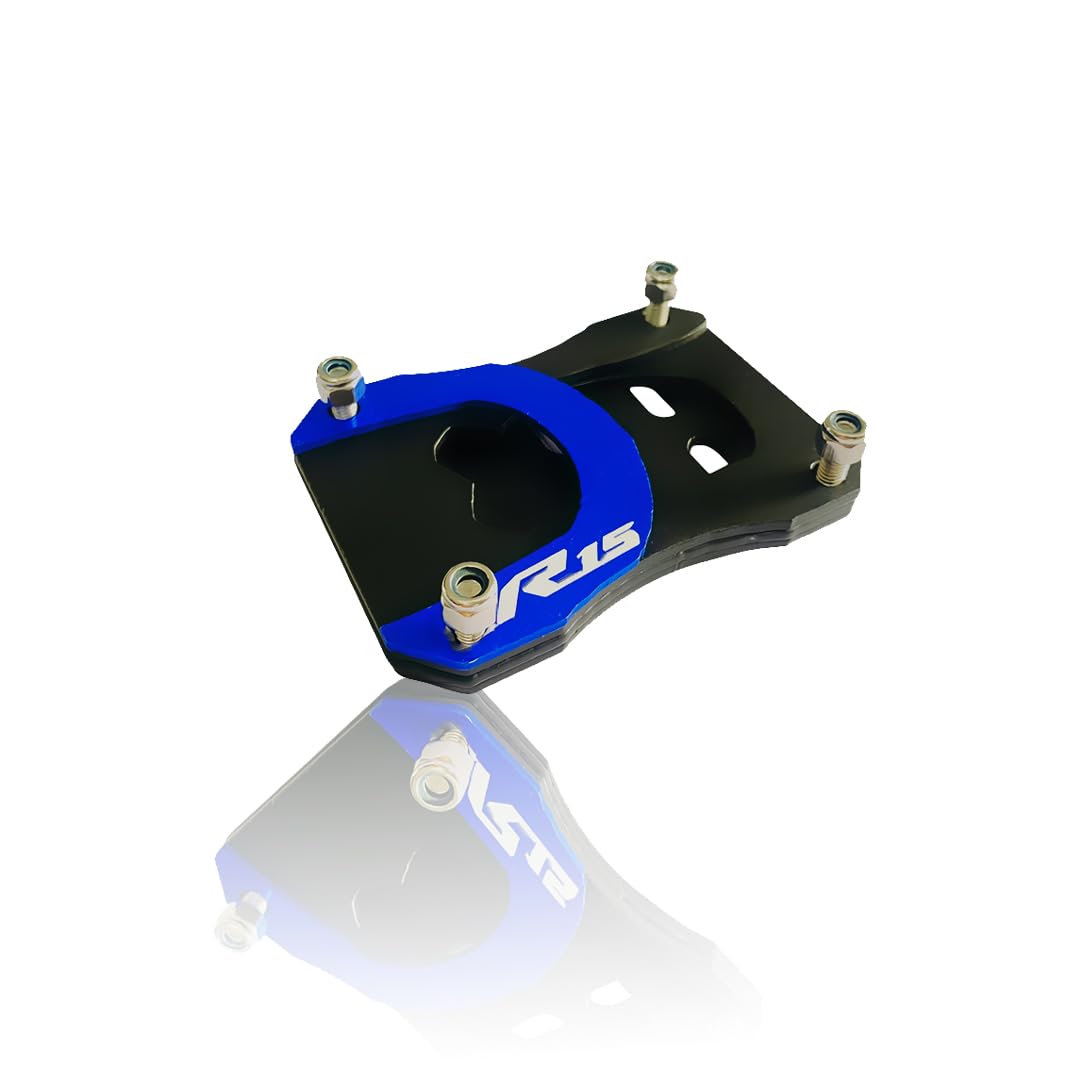 Side Stand Extender for R15 V3 | Heavy Duty Parking Support and Stability Enhancer-Blue - Moto Genius