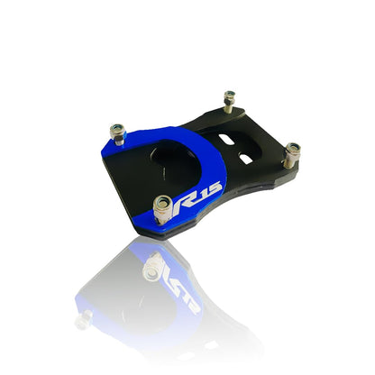 Side Stand Extender for R15 V3 | Heavy Duty Parking Support and Stability Enhancer-Blue - Moto Genius