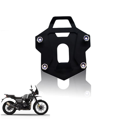 Side Stand Extender for RE Himalayan BS3/BS4/BS6/Scram Motorbike | Heavy Duty Parking Support and Stability Enhancer-Black - Moto Genius