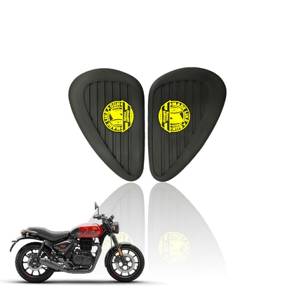 Silicone Tank Pads for Hunter | Premium Tank Protection Pads |Anti-Slip and Scratch-Resistant Design |Stylish and Durable (Pack of 2)-Black Yellow - Moto Genius