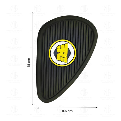 Silicone Tank Pads for Hunter | Premium Tank Protection Pads |Anti-Slip and Scratch-Resistant Design |Stylish and Durable (Pack of 2)-Yellow Black - Moto Genius