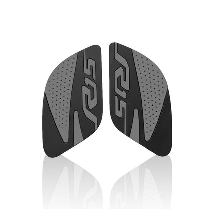 Silicone Tank Pads for R15 V3 | Premium Tank Protection Pads |Anti-Slip and Scratch-Resistant Design |Stylish and Durable (Pack of 2)-Grey+Black - Moto Genius