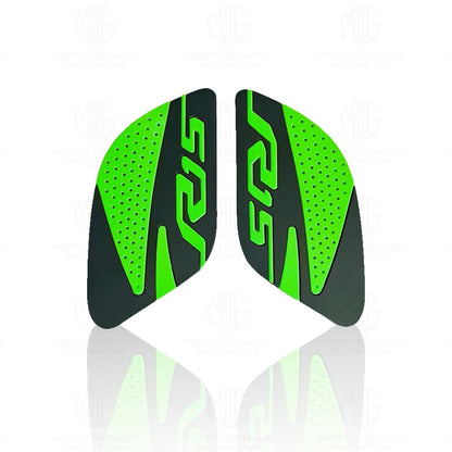 Silicone Tank Pads for R15 V3 | Premium Tank Protection Pads |Anti-Slip and Scratch-Resistant Design |Stylish and Durable (Pack of 2)-Green - Moto Genius