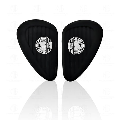Silicone Tank Pads for RE Super Meteor 650 | Premium Tank Protection Pads |Anti-Slip and Scratch-Resistant Design |Stylish and Durable (Pack of 2)-Black White - Moto Genius