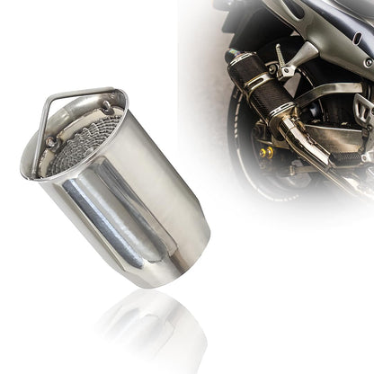 Small 51mm Motorcycle Exhaust DB Killer | Removable Stainless Steel Silencer Muffler Baffle Noise Reducer, Universal Fit-Small - Moto Genius