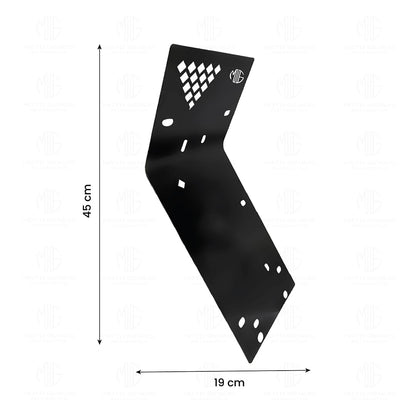 Stainless Steel Engine Guard for RE Interceptor 650 - Durable, Rust-Resistant Motorcycle Protection Guard-Black - Moto Genius