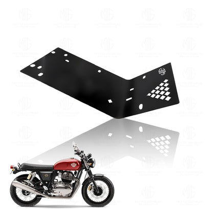 Stainless Steel Engine Guard for RE Interceptor 650 - Durable, Rust-Resistant Motorcycle Protection Guard-Black - Moto Genius