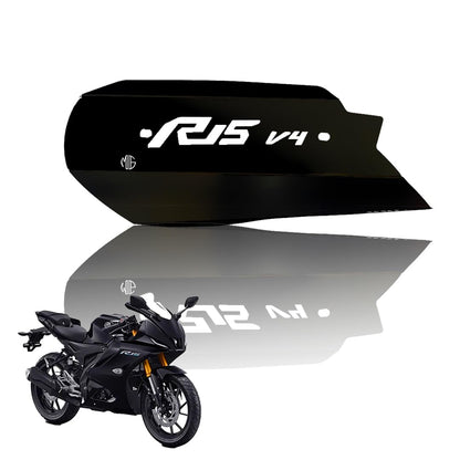 Stainless Steel Exhaust Cover Silencer Protector for R15 V4 | Premium Exhaust Heat Shield Protector for Enhanced Durability and Style | Easy Installation-Black - Moto Genius