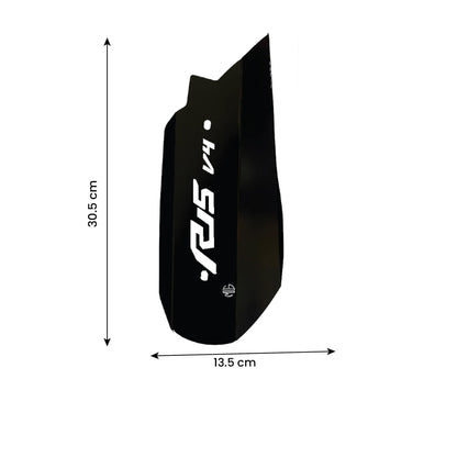 Stainless Steel Exhaust Cover Silencer Protector for R15 V4 | Premium Exhaust Heat Shield Protector for Enhanced Durability and Style | Easy Installation-Black - Moto Genius