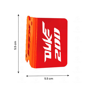 Stainless Steel Front Disc Brake Fluid Reservoir Oil Cap for KTM Duke 200 Motorbike Replacement for Enhanced Durability and Performance-Orange - Moto Genius