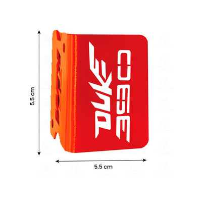 Stainless Steel Front Disc Brake Fluid Reservoir Oil Cap for KTM Duke 390 Motorbike Replacement for Enhanced Durability and Performance-Orange - Moto Genius
