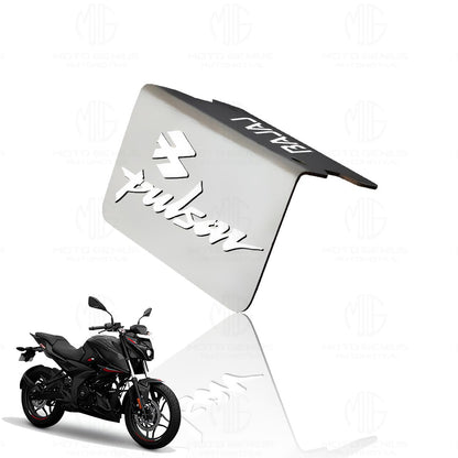 Stainless Steel Front Disc Brake Fluid Reservoir Oil Cap for Pulsar Motorbike Replacement for Enhanced Durability and Performance (Pack of 1)-Silver - Moto Genius