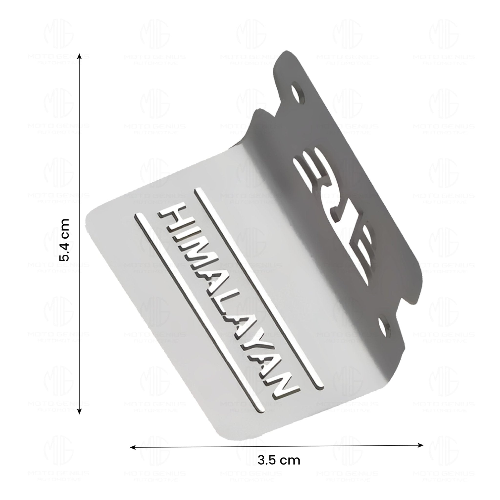 Stainless Steel Front Disc Brake Fluid Reservoir Oil Cap for RE Himalayan BS3/BS4/BS6/Scram Motorbike | Replacement for Enhanced Durability and Performance-Silver - Moto Genius