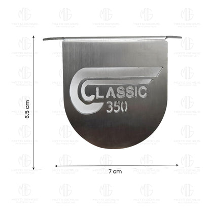 Stainless Steel Front Disc Brake Fluid Reservoir Oil Cap for Reborn Classic 350 bike -Premium Quality Replacement for Enhanced Durability and Performance (Pack of 1)-Silver - Moto Genius