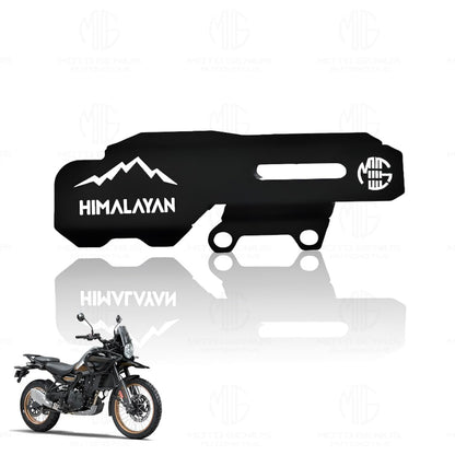Stainless Steel Master Cylinder Guard for RE Himalayan 450 Motorbike | Impact-Resistant Protection for Motorcycle Brake Systems-Black - Moto Genius