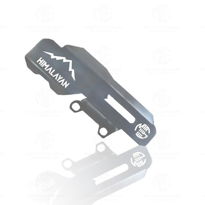 Stainless Steel Master Cylinder Guard for RE Himalayan 450 Motorbike | Impact-Resistant Protection for Motorcycle Brake Systems-Silver - Moto Genius