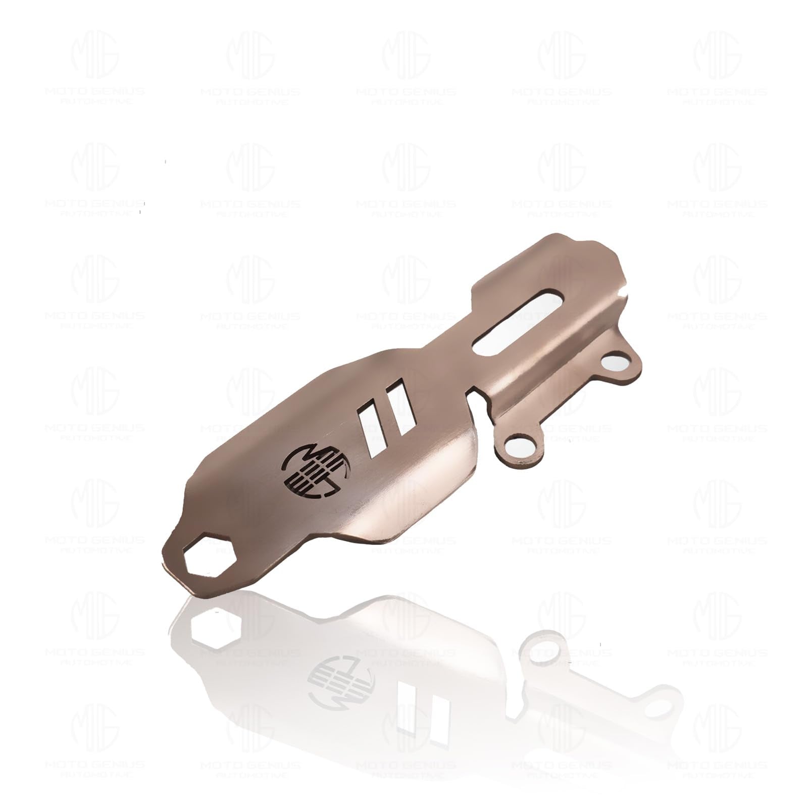Stainless Steel Master Cylinder Guard for RE Himalayan BS3/BS4/BS6/Scram Motorbike | Impact-Resistant Protection for Motorcycle Brake Systems-Silver - Moto Genius