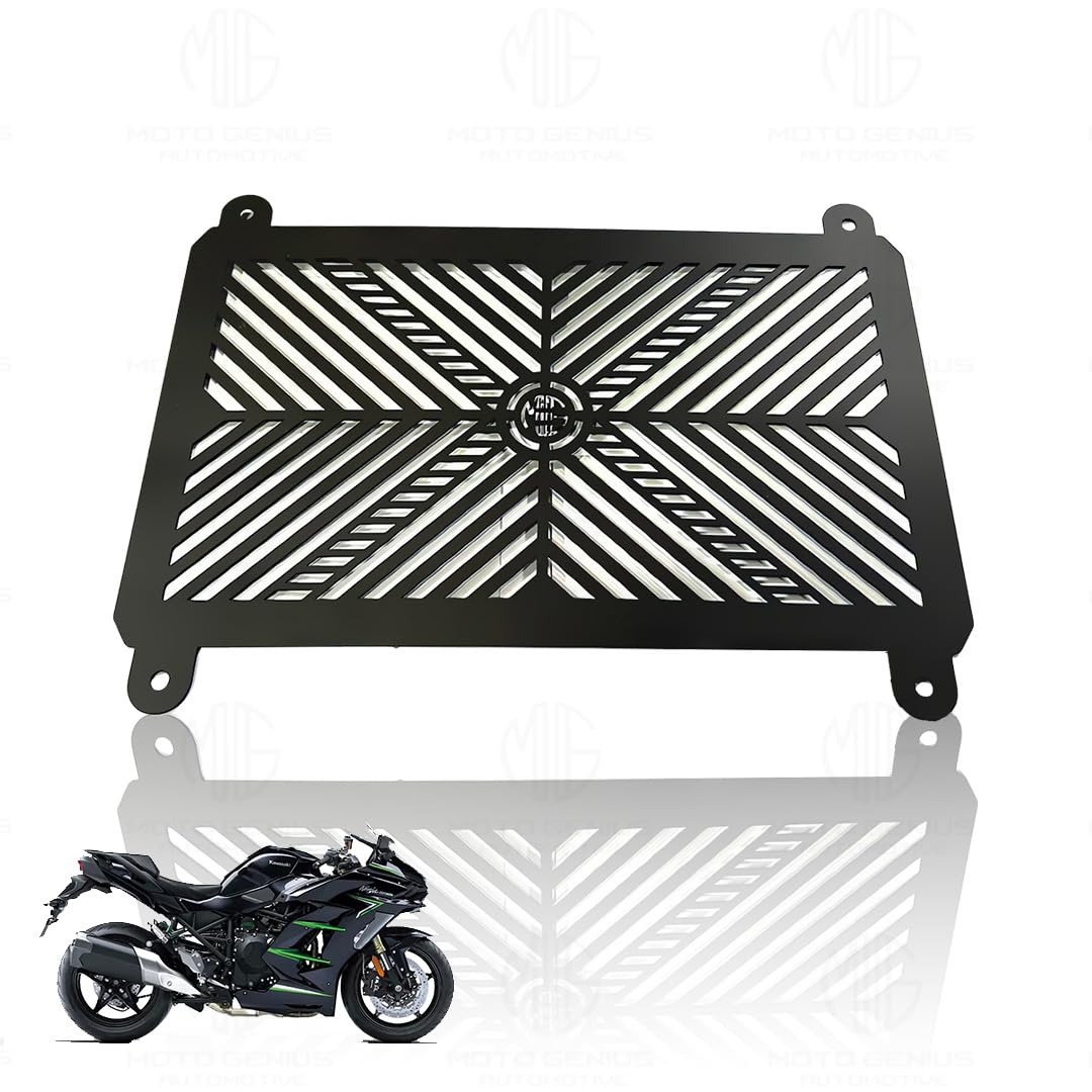 Stainless Steel Radiator Grill Cover Guard Protector for Ninja 250/300 | Durable Engine Cooling Protection | Rust-Resistant, Easy Installation - Moto Genius