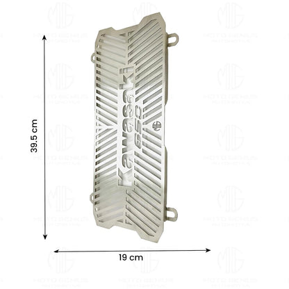 Stainless Steel Radiator Grill Cover Guard Protector for Ninja 650 | Engine Cooling Protection | Rust-Resistant, Durable, Easy Installation - Moto Genius