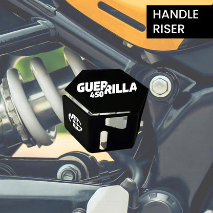 Stainless Steel Rear Brake Oil Reservoir Guard for Guerrilla Motorbike | Durable Protection for Brake System-Black - Moto Genius