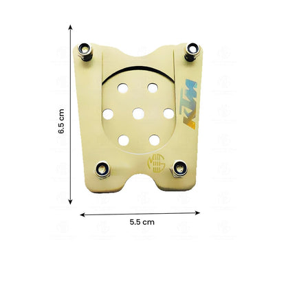 Stainless Steel Side Stand Extender for ( GEN1 & GEN2 MODELS ONLY ) KTM RC Duke 125 200 250 390 | Heavy Duty Parking Support and Stability Enhancer-Silver - Moto Genius