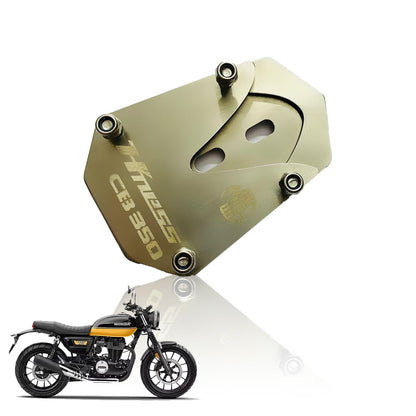 Stainless Steel Side Stand Extender for Honda Hnees CB 350 | Heavy Duty Parking Support and Stability Enhancer - Moto Genius