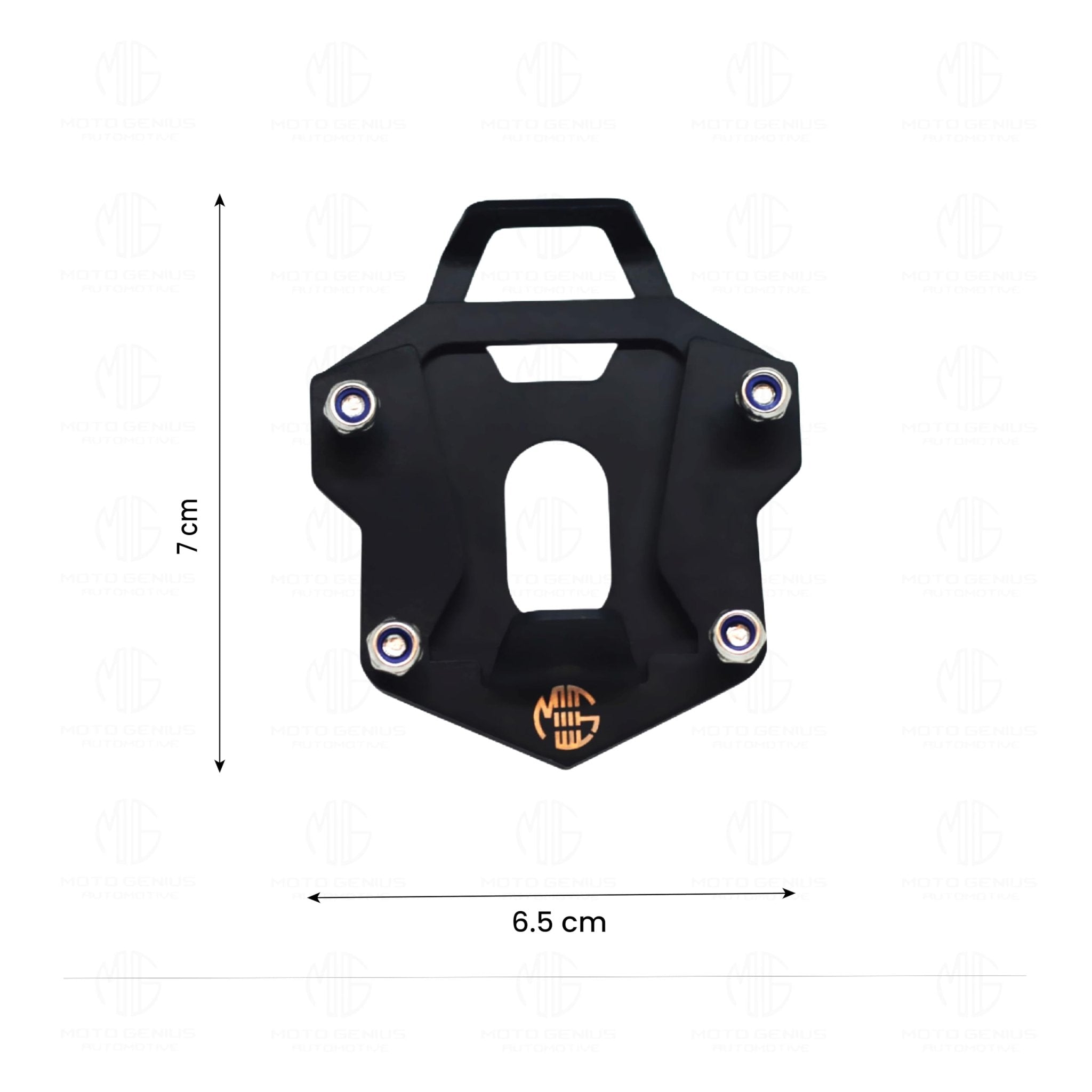 Stainless Steel Side Stand Extender for RE Himalayan BS3/BS4/BS6/Scram Motorbike | Heavy Duty Parking Support & Stability Enhancer-Black - Moto Genius