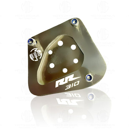 Stainless Steel Side Stand Extender for RR310 Motorbike | Heavy Duty Parking Support and Stability Enhancer - Moto Genius