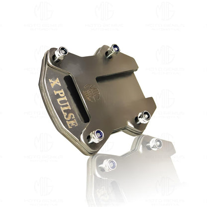 Stainless Steel Side Stand Extender for Xpulse | Heavy Duty Parking Support and Stability Enhancer-Silver - Moto Genius