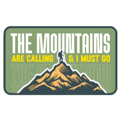 The-Mountains 3D Vinyl Sticker Waterproof Decals for Motorcycle, Helmet & Laptop | Edgy Aesthetic Stickers for Bikes and cars - Moto Genius