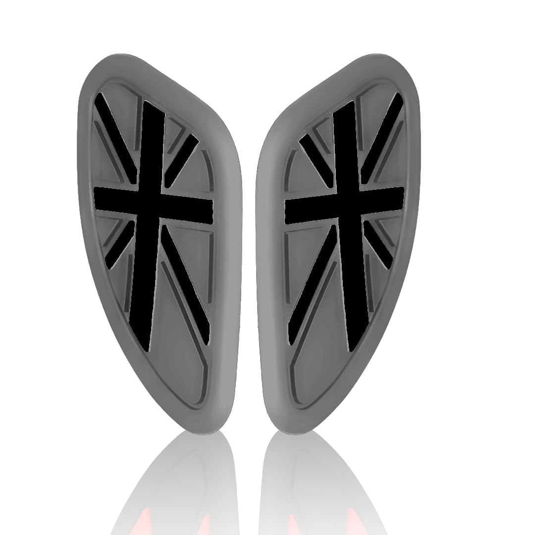 Universal Anti Slip Silicone Tank Pad | Waterproof Motorcycle Sticker for Enhanced Grip and Protection on All Bikes-Grey - Moto Genius