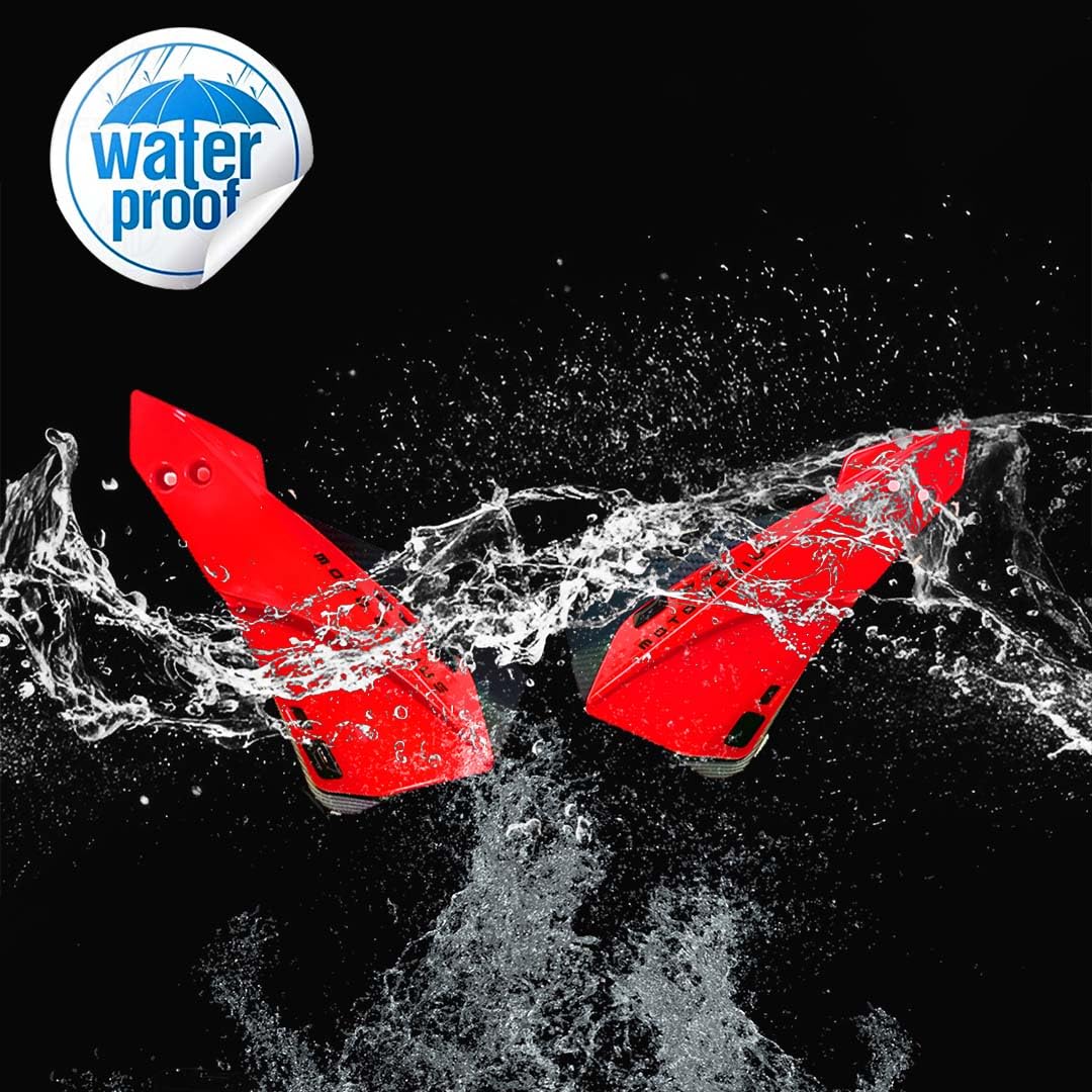 Universal Bicycle Handguards | Premium Protection for All Bike Models, Perfect for Mountain, Road, and Commuter Bike-Red - Moto Genius