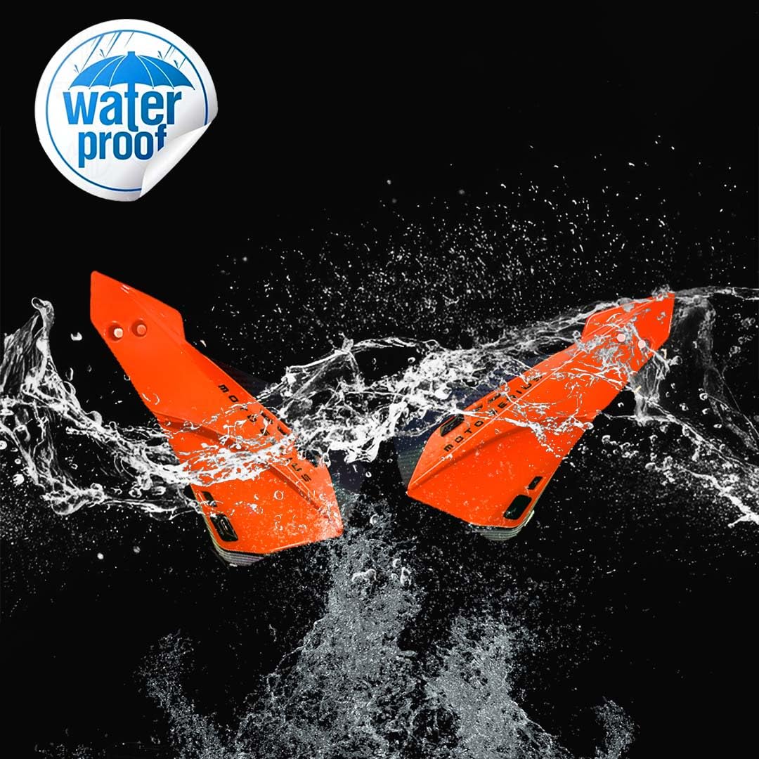 Universal Bicycle Handguards | Premium Protection for All Bike Models, Perfect for Mountain, Road, and Commuter Bikes-Orange - Moto Genius
