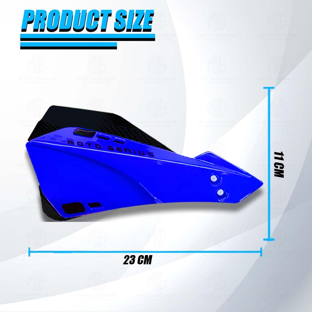 Universal Bicycle Handguards | Premium Protection for All Bike Models, Perfect for Mountain, Road, and Commuter Bikes-Blue - Moto Genius