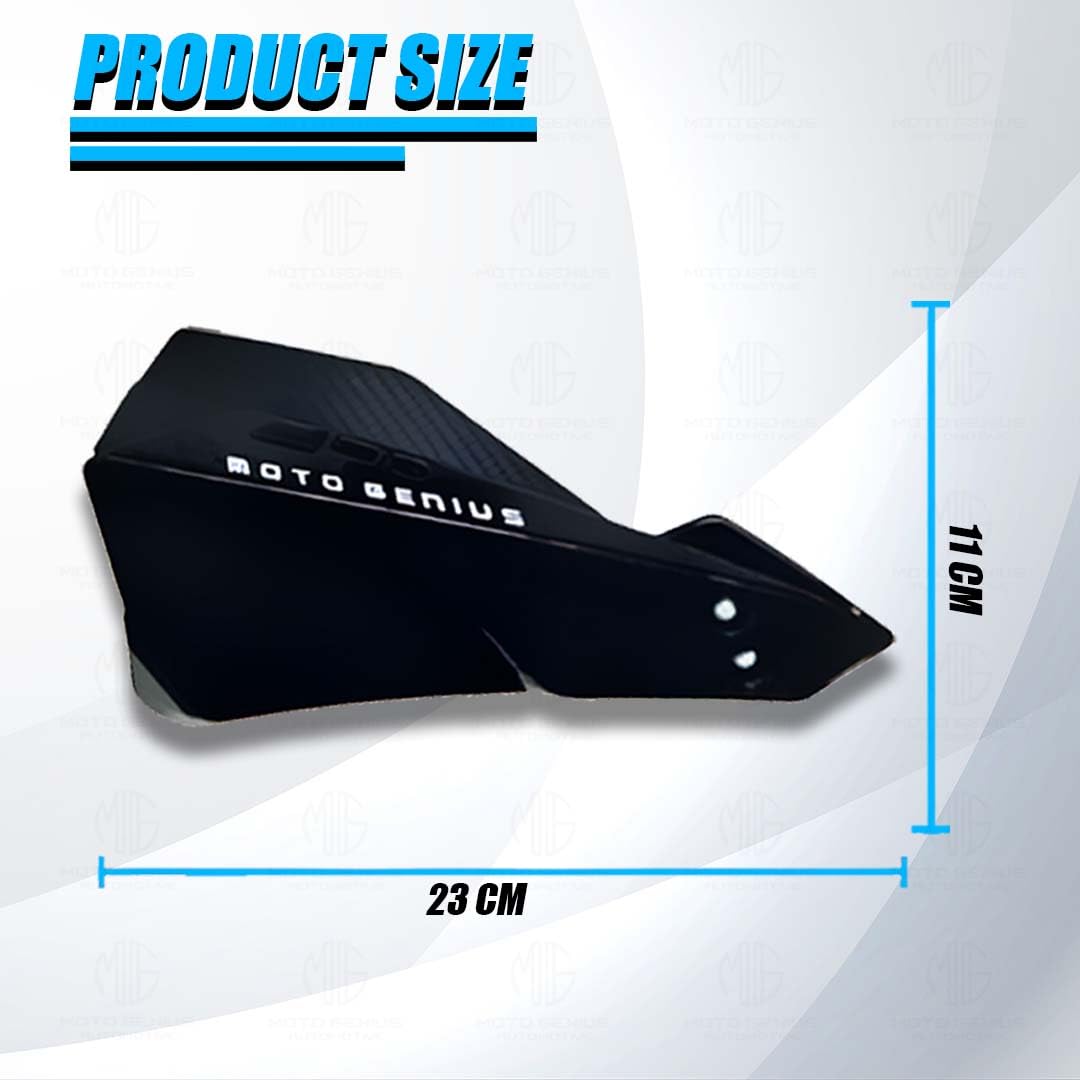 Universal Bicycle Handguards | Premium Protection for All Bike Models, Perfect for Mountain, Road, and Commuter Bikes-Black - Moto Genius