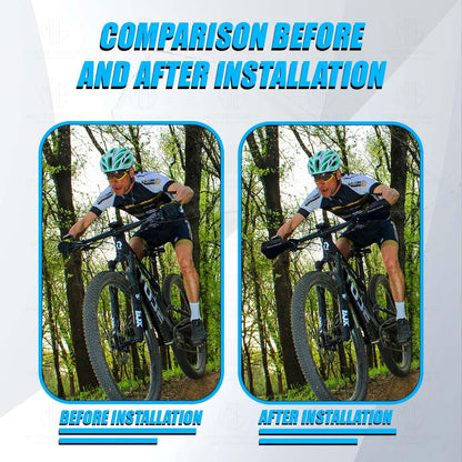 Universal Bicycle Handguards | Premium Protection for All Bike Models, Perfect for Mountain, Road, and Commuter Bikes-Black - Moto Genius