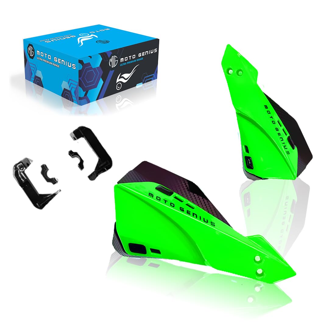Universal Bicycle Handguards | Premium Protection for All Bike Models, Perfect for Mountain, Road, and Commuter Bikes-Green - Moto Genius