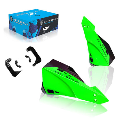 Universal Bicycle Handguards | Premium Protection for All Bike Models, Perfect for Mountain, Road, and Commuter Bikes-Green - Moto Genius