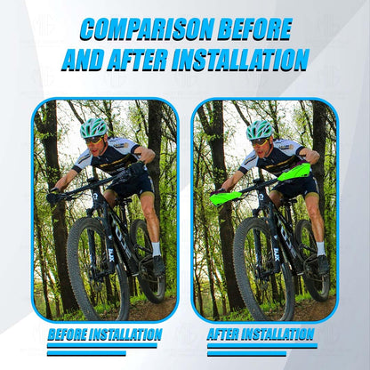 Universal Bicycle Handguards | Premium Protection for All Bike Models, Perfect for Mountain, Road, and Commuter Bikes-Green - Moto Genius