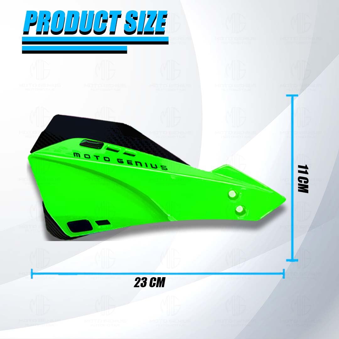 Universal Bicycle Handguards | Premium Protection for All Bike Models, Perfect for Mountain, Road, and Commuter Bikes-Green - Moto Genius