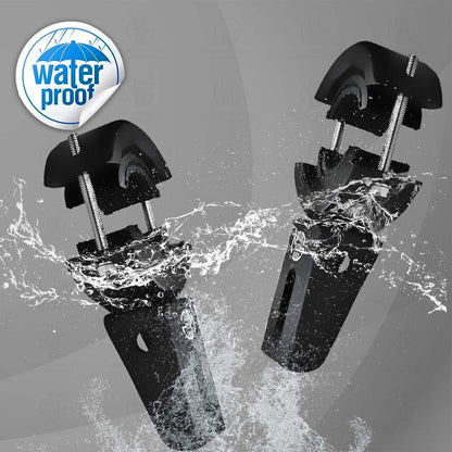 Universal Big Fog Light Mount Heavy duty big | Durable Clamps for Off-Road Lights, Driving Lights & More, 62 MM (Pack of 2)-Black - Moto Genius