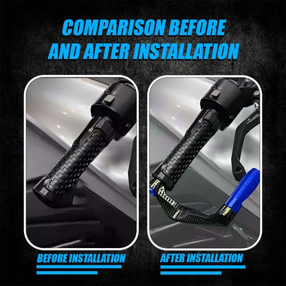 Universal CNC Handlebar Brake Clutch Lever Protector Guard for Motorcycles & Bikes | Durable and Stylish-Blue - Moto Genius