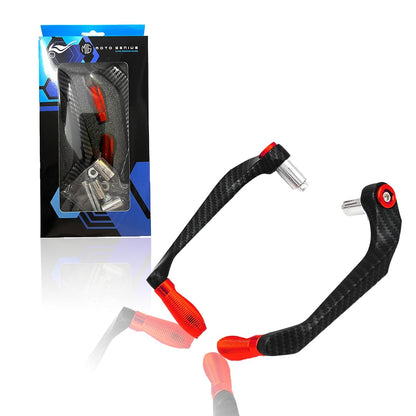 Universal CNC Handlebar Brake Clutch Lever Protector Guard for Motorcycles & Bikes | Durable and Stylish-Red - Moto Genius
