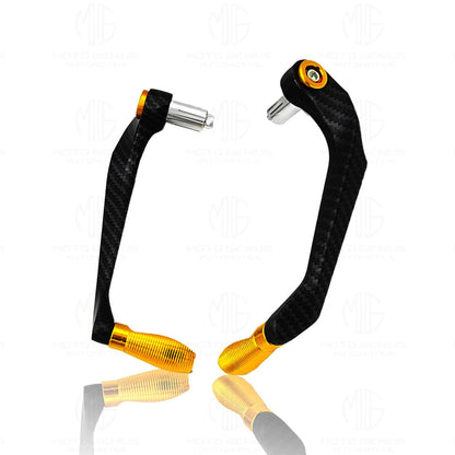 Universal CNC Handlebar Brake Clutch Lever Protector Guard for Motorcycles & Bikes | Durable and Stylish-Gold - Moto Genius