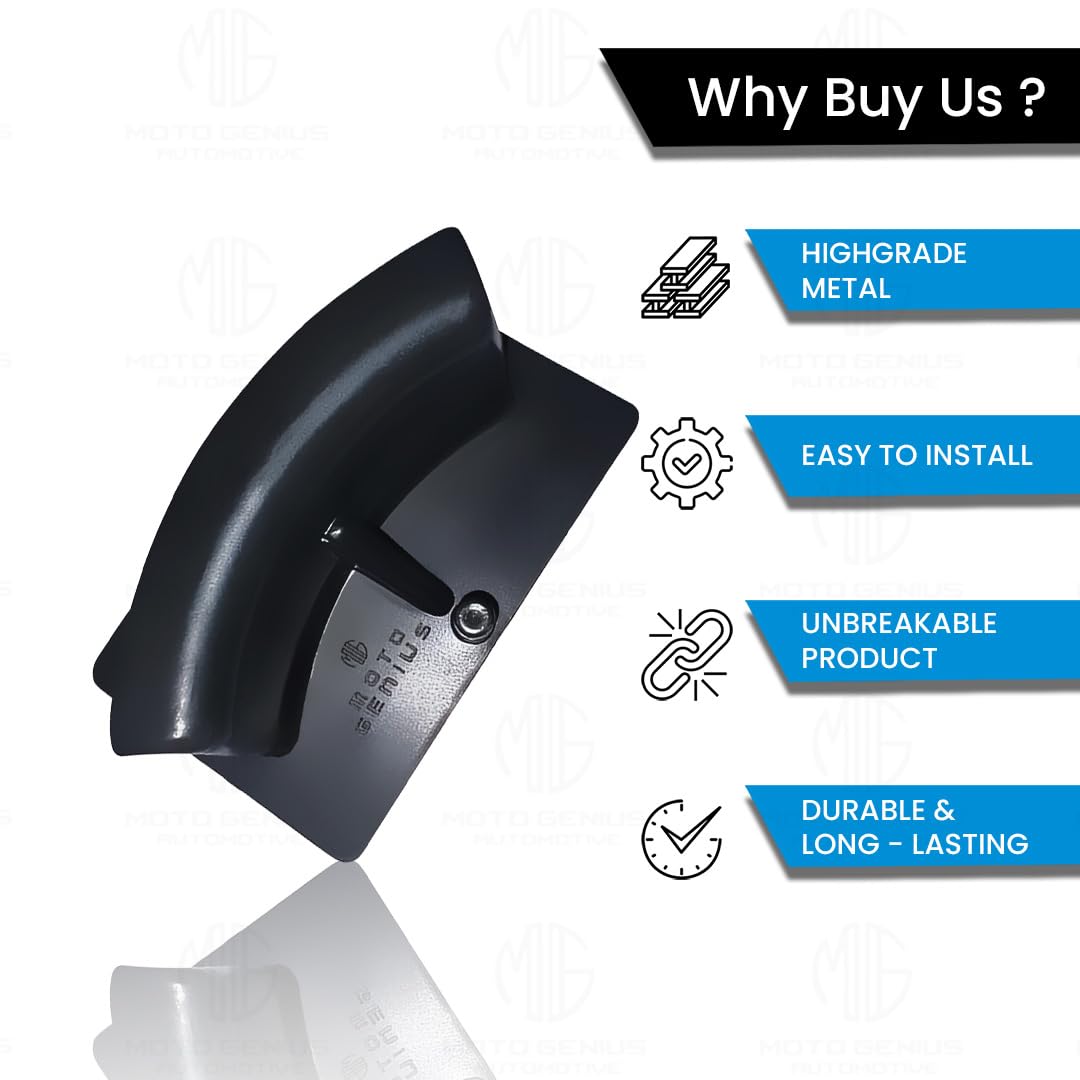 Universal Motorcycle ABS Plastic Wall Mount Helmet Holder | Ideal for Home, Office, Garage | Compatible with All Helmet Types-Black - Moto Genius