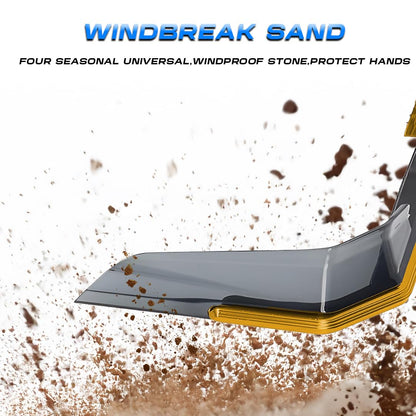 Universal Motorcycle Brake and Clutch Lever Guard | Extendable Handlebar Protector Handguards-Gold - Moto Genius