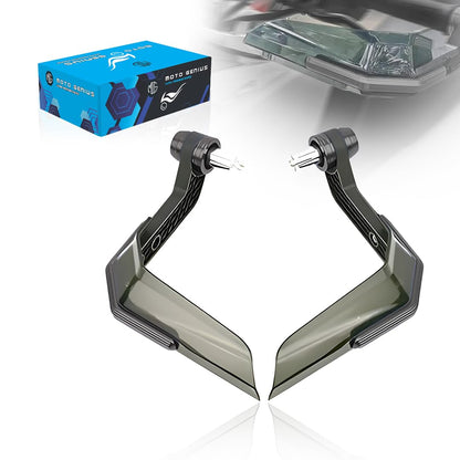 Universal Motorcycle Brake and Clutch Lever Guard | Extendable Handlebar Protector Handguards-Black - Moto Genius