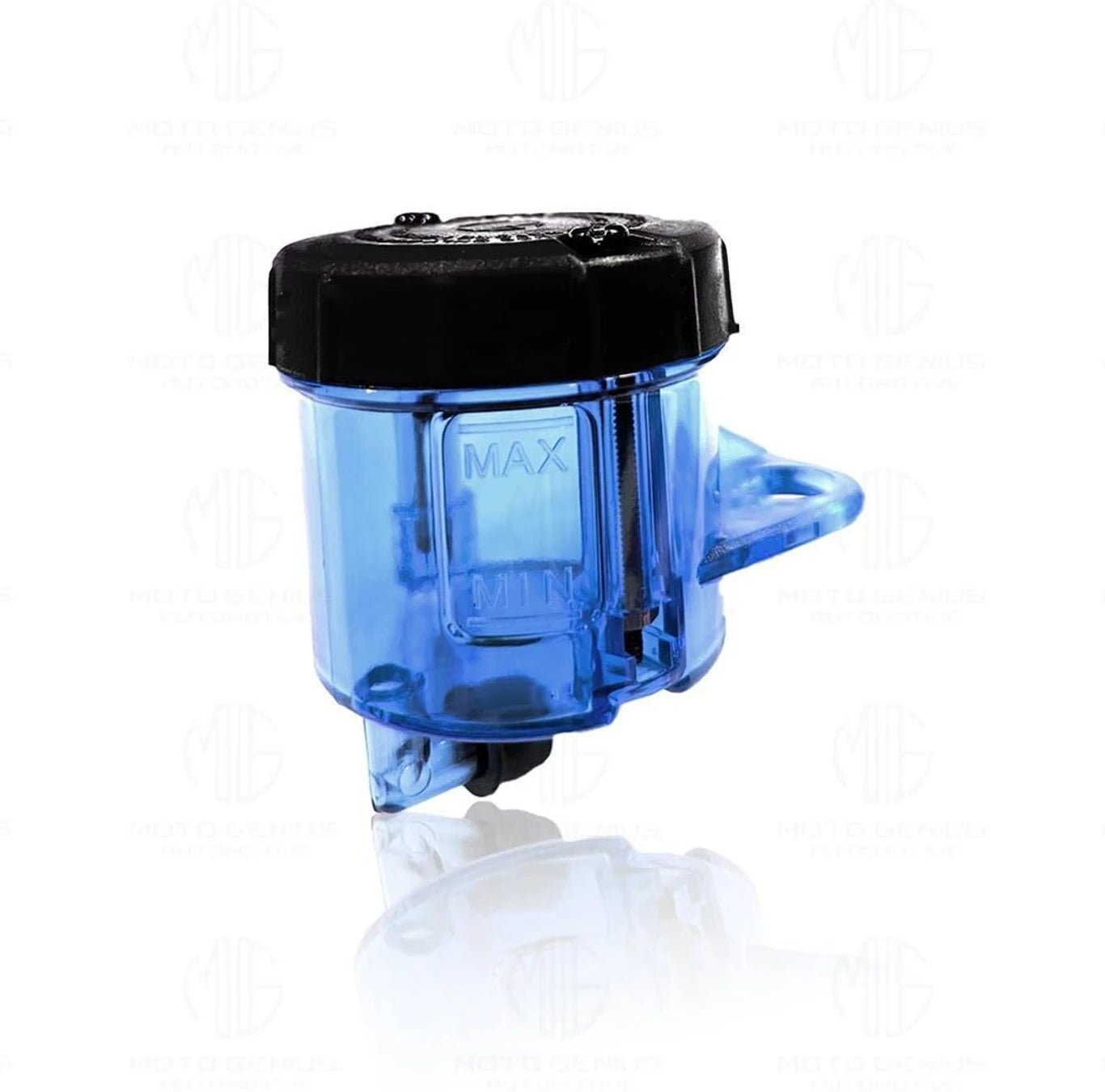 Universal Motorcycle Front Brake Master Cylinder Oil Reservoir Tank Cup | Durable Replacement for Hydraulic Brake and Clutch Systems (Pack of 2)-Blue - Moto Genius
