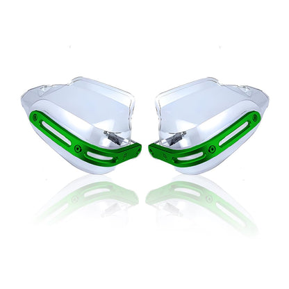 Universal Motorcycle handguard | Bike Wind Deflector Protectors for Handlebar Hand Safety, Fits Most Motorcycles-Green - Moto Genius