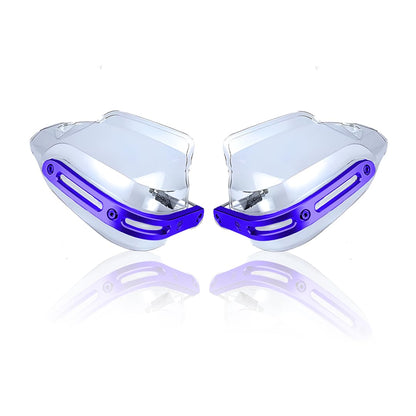 Universal Motorcycle handguard | Bike Wind Deflector Protectors for Handlebar Hand Safety, Fits Most Motorcycles-Blue - Moto Genius